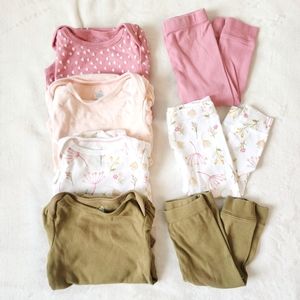 Cloud Island Prairie Floral Onesies & Pants